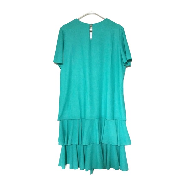 Risa Ann NY Multi-Color Layered Skirt Dress - Picture 10 of 13